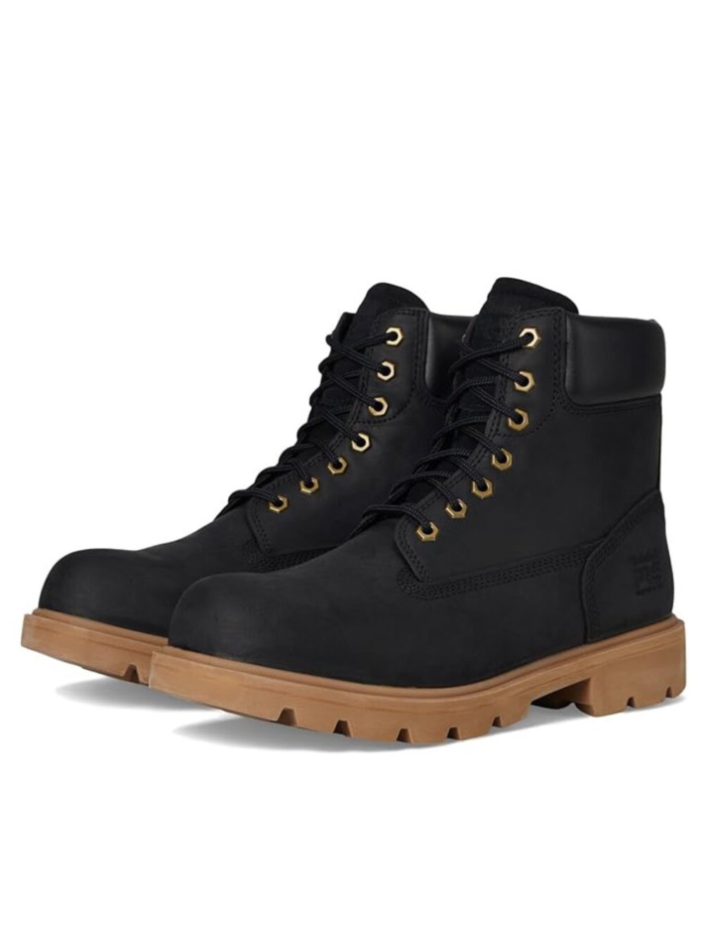 Timberland PRO Sawhorse 6" Composite Safety Toe Work Boot Black Gum Men's 6.5